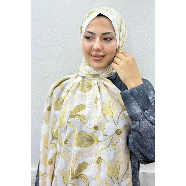 Desenli Bambu Şal 038YY